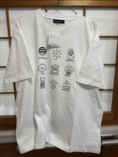 新品❣️ ドラッグストアーズ キャラクターTシャツ　ホワイト　ハートン　Ｆのサムネイル