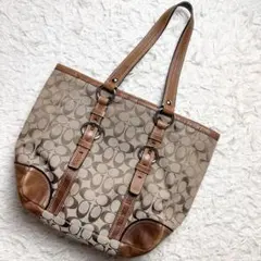 COACH コーチ シグネチャー キャンバス トートバッグ