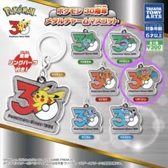 ポケモン30周年メタルチャームマスコット