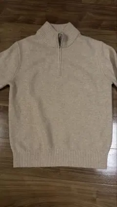 スフレヤーンハーフジップセーター ユニクロ