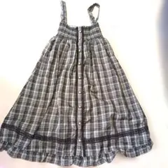 新品未使用！人気ブランド！アクシーズファム　チェック　ジャンスカ　ワンピース