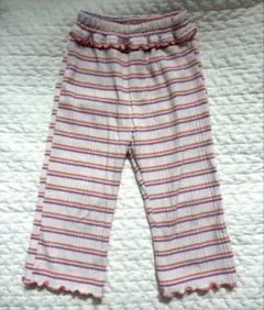 BREEZE ストライプ フリルパンツ 90