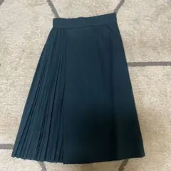 UNITED ARROWS ダークグリーン プリーツスカート サイズ40