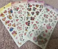 カミオジャパン　ディズニー　ステッカー　シール　プリンセス　プーさんミッキー