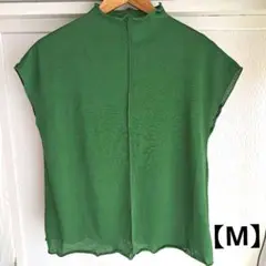 グリーン 半袖カットソー М