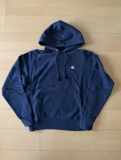 Champion リバースウィーブ ネイビー パーカー