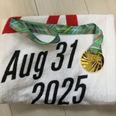 【当日発送】北海道マラソン2025 完走記念メダルとタオル