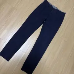 トップバリュー　メンズスラックス濃紺のサムネイル