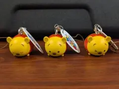 ディズニー　ツムツム　アーケード プーさん 3種セット ストラップ