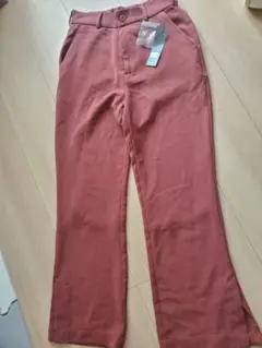 【タグ付新品】 JEANASIS スリットフレアパンツ Sサイズ
