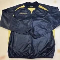 「美品」DIADORA ウィンドブレーカー ネイビー/イエローのサムネイル