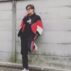 ⚪️値段交渉可能AMNJX BLACKROSE 平本蓮着レザートラックジャケット