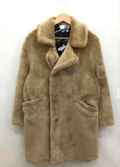 DELUXE デラックス ファー コート D5235 M キャメル