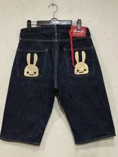 【古着】CUNE 5連うさぎ ペイントジーンズ キューデニムパンツ32 古着】CUNE 5連うさぎ ペイントジーンズ キューデニムパンツ32