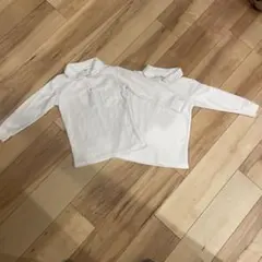 ヒラキ　丸襟長袖ポロシャツ110 2枚組