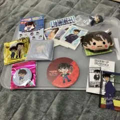 名探偵コナン　グッズ　まとめ　工藤新一　アクリル　缶バッジ