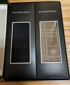 BURBERRY チェック柄ソックス 2足セット