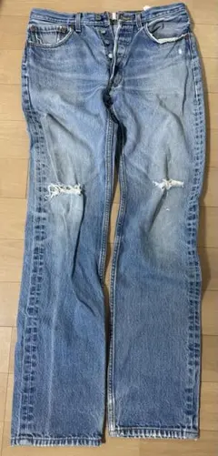 Levi's 501 ダメージデニム W32 L38
