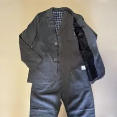 美品　卒業式　スーツ　セット　グレー　150cm