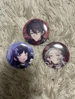 にじさんじ 弦月藤士郎 夢追翔 先斗寧 Sweet Floaties 缶バッジ