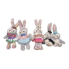 Disney ディズニー ステラルー ぬいぐるみバッジ ぬいば 5体 まとめ売り