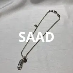 SAAD S字フックチェーン　ネックレス　SV925 K24GP フェザー　太陽のサムネイル