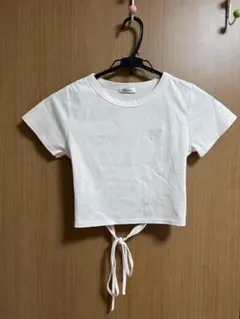 【INGNI】のピンククロップド丈Tシャツ　Mサイズ