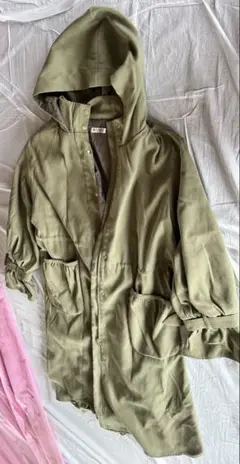 axes femme モッズコート　カーキ色