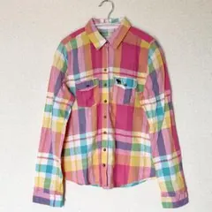 アバクロンビー&フィッチ レディース シャツ ピンク系 日本サイズM-L相当