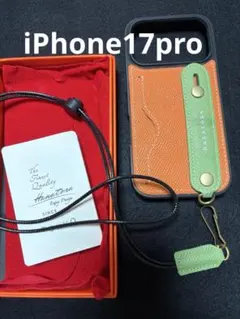 【美品】ハナトラ HANATORA iPhone17Pro 本革ケースのサムネイル