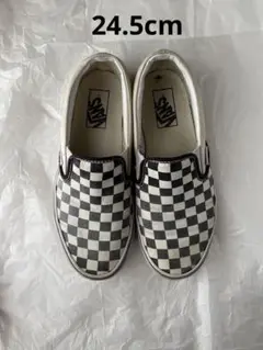 Vans チェッカー　スリッポン　24.5cm