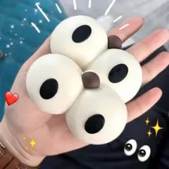 ジビッツ　クロックス　サンダル　目玉　ぷっくり　韓国　立体　シューチャーム