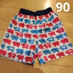 クマ柄 ベビー水着 90