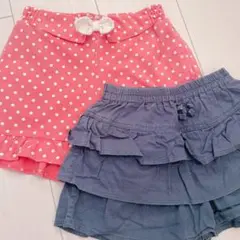 Branshes♡水玉&フリルパンツ セット120