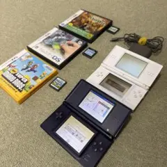 【動作確認済】Nintendo DS Lite 本体 2台セット ソフト3本付き