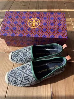 トリーバーチ　モノグラム ジャカード エスパドリーユ … 美品のサムネイル