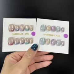 みんみん様リクエスト　ネイルチップ合計2点　Sサイズ