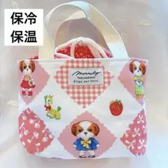ハンドメイド コヤンイサムチョントートバッグ あんこちゃん ピンク苺