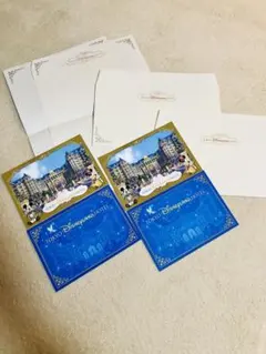 ディズニーランドホテル　ポストカードレターセット