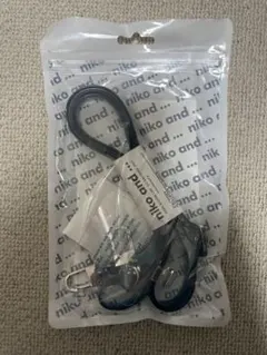 【新品未使用】niko and... ショルダーストラップ ブラック