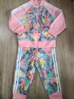 adidas Korea kidsフローラルジャージセット 090
