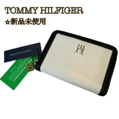 【新品】トミーヒルフィガー TH エッセンシャル スモールウォレット ベージュ