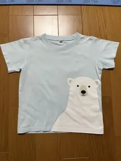 ホッキョクグマプリントTシャツ 100のサムネイル