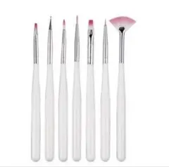 マニキュアツール　ブラシ　ドットペン ジェル ネイルアートスカルプ　7本セット