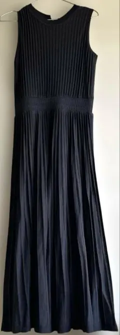 ニットワンピース　 ブラック　OPAQUE