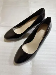 VANITY BEAUTY パンプス 22.5cm 黒エナメル