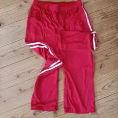 メンズ ジャージ パンツ レッド LLサイズ