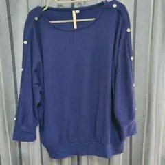 レディースオーバーサイズカットソー 長袖