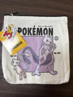 スリーコインズ　ポケモン 30周年記念 フラットポーチ