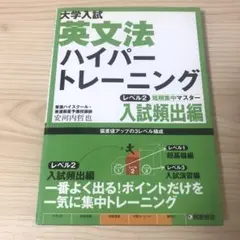 大学入試 英文法ハイパートレーニング レベル2 入試頻出編
